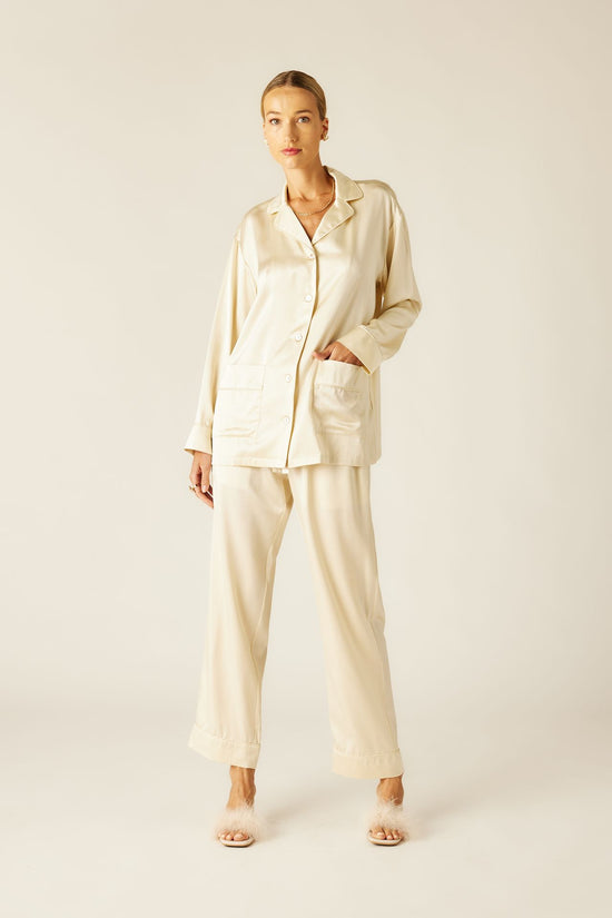 CHAMPAGNE -- Silk Pajama Set for Women
