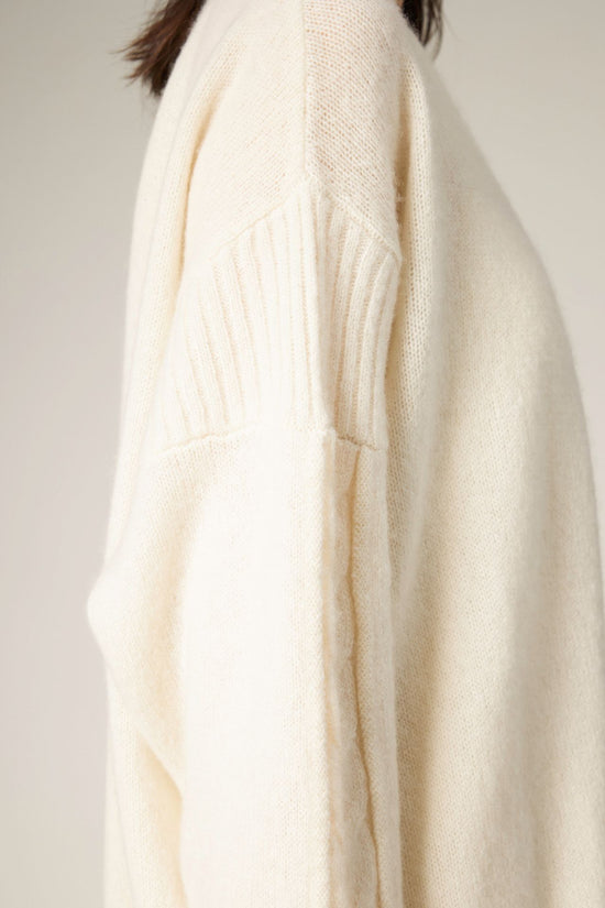 OFF WHITE -- Riley Oversized Cashmere Cardigan for Women